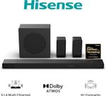 *HISENSE AX5140Q 5.1.4 Wireless Sound Bar Subwoofer + Rear Speakers Dolby Atmos