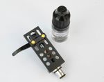 Black Headshell, AT cartridge, stylus for Sony PSLX350H, PS11, PS11W, PS20F