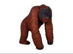 Male Orangutan Statue Cute Figure Wild Prop Lifesize Model Monkey Jungle