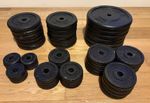 York | Cast Iron Weight Plates | Assorted Sizes | Total Weight 171 Kgs | Job Lot