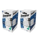 TWIN PACK ENERGIZER SMART WIFI PLUG UK 3 PIN with Remote Access & Voice Control