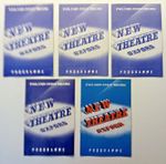5 x New Theatre Oxford 1955 programmes George Cole Leonard Sachs etc