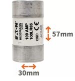 50x Eaton 100LR85 Bussmann Mains House Service Cut Out Fuse 100 Amp MF 100A