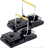 X2 Large Rat Trap Mouse Reusable Strong Easy Snap Catch Clean Rodent Control