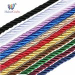 Metallic Rope Twisted Cord Strong All Purpose Rope Soft Cotton Blend 3 Cord