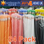 Pool Noodle 24 Packs Same Colour Sets - Swimming Lesson Woggle Float Bundle Kit
