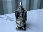 Tudor Mint Cauldron of Light Wizard Ornament Crystal Ball Gothic Figure