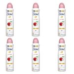 Dove Go Fresh Pomegranate Antiperspirant Deodorant Spray 250ml - Pack of 6