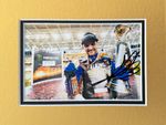 Bartosz Zmarzlik Hand Signed Mounted Photo Display Speedway Autograph 1