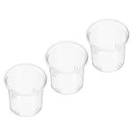  3 Pcs Tea Filter Strainer Home Glass Teapot Infuser Replacement Flower