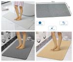 Loofah Shower Mat Non Slip Anti Mould PVC Bath Mat Quick Dry Washable Bathroom