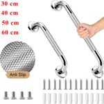 30/40/50/60cm Bathroom Grip Shower Grab Bar Safe Handle Handrail Rail Disabled