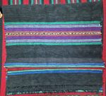 Handwoven Rag Rug 80x320 cm. Bulgaria, Bulgarian Vintage Colorful Loom Textile