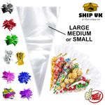 Clear Cellophane Cone Sweet Cello Bags Large Candy Kids Party Favour Gift Treats