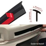 Car Rubber Seal Strip for Fender Flare Arch Small Slanted T-Type Seal Edge Gap S