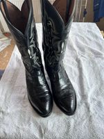 Tony Lama Cowboy Boots, Size 41.5 Genuine Leather