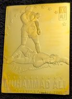 Muhammad Ali Gold Card World Champion Boxer Signed Boxing