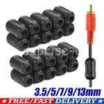 20x Ferrite Core Ring Clamps Clips Cable Connector Noise Filters Suppressor Kit-