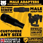 MALE Adapter - DeWalt AirLock DWV9000 | Tapered Vacuum/Dust Extraction Connector
