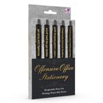 SWEARING PENS Rude Joke Office Stationery Office Gift Stress Men Women