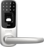 ULTRALOQ UL3-SN Fingerprint/Touchscreen Keyless SmartLever DoorLock Satin Nickel