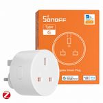 SONOFF S60ZBTPG UK Zigbee Smart Plug 13A 3250W Energy Monitor & Timer Control