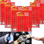50 X Mix ASSORTED Watch Cell Batteries For Toys, Watches and ect..