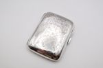 Nice Antique Sterling Silver Cigarette Case Hallmarked Chester 1926