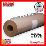 50gsm Brown Masking Paper High Quality 36" Width/200m Long