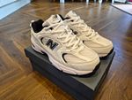 New Balance 530 White/Black Low Top Lace Up Mesh Trainers UK 6.5