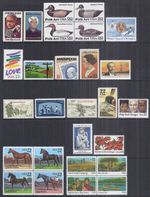 US 1985 Complete Commemorative Year Set of 27 2110-2166 w/ Blocks - MNH*
