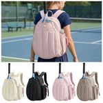 Large Capacity Tennis Backpack Adjustable Waterproof Pickleball Racket Bag