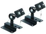 2 x Universal Anti Theft Speaker Wall Mounting Rotate Tilt Satellite Brackets M5