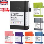 Password Book With Alphabetical Tabs - Internet Password Keeper Book Hardcover