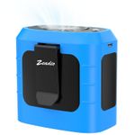 zeadio Portable Waist Clip Fan, 4 Speeds 10000mah Battery 10000mAH, Blue 