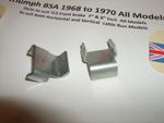 XK Triumph BSA Twin Leader Brake shoe Thrust pad x2 37-2026 W2026  LLB 150624 #3