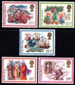 GB MNH STAMP SET 1982 Christmas Carols SG 1202-1206 UMM