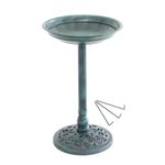 NEW! Traditional Ornamental Garden Pedestal Bird Bath Outdoor Water