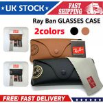 Ray Ban GLASSES CASE-Ray Ban SUNGLASSES CASE-Ray Ban CLEANING CLOTH FREE-FST PST