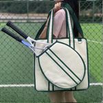 Tennis Racket Bag Canvas Multipurpose Tennis Bag For Court
