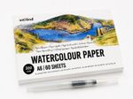 A6 Watercolour Paper Pad 300gsm 60 Sheets Water Tank Brush Artist Drawing