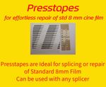 Presstapes for the repair of Standard   8mm  cine