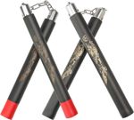 Portable Foam Nunchucks 2 Pairs Training Nunchakus Suitable for Kids & Beginners