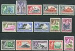 British Solomon Is 1939-51 ½d-10s SG 60-72 hinged mint (cat. £118 as u/m) 'A'