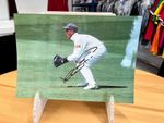 Hand signed Photo - 12"x8" - Alec Stewart - England Cricket -