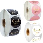 Thank You Stickers Self Adhesive Labels for Business Packaging Envelopes Gift