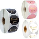 Thank You Stickers Self Adhesive Labels for Business Packaging Envelopes Gift
