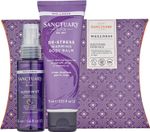 Sanctuary Spa Gift Set, Bedtime Heroes Wellness Gift With Sleep Mist Pillow