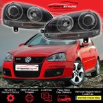 VW Golf Mk5 GTi R32 Style Headlights Upgrade With Projectors 2003-2009 Tdi