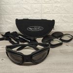 Wiley X SG-1 APEL Z87-2 Tactical Goggles Glasses Kit USA w/ Extra Lenses & Case